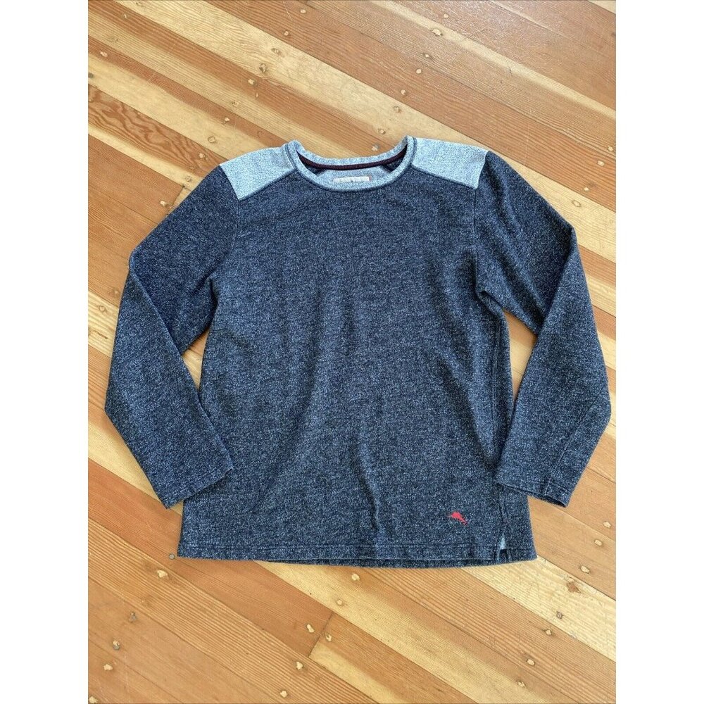 Tommy Bahama Mens‎ Long Sleeve Sweater Knit Grey Pullover X-Large